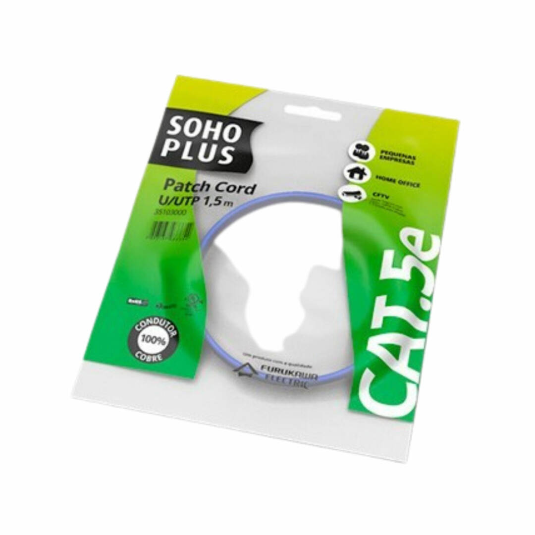 Patch  Cord U/UTP CAT 5.E - 1.5M - Sohoplus - Image 5
