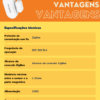 Em fundo laranja temos em destaque as especificações técnicas do Sensor de abertura smart ISA 1001. Podemos ver as logos da Quarta Etapa, Izy e Intelbras.