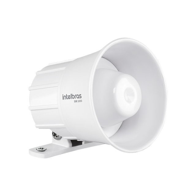 Sirene Intelbras Sir 1000 105dB 1 Tom C/ Fio Branco - Imagem 2
